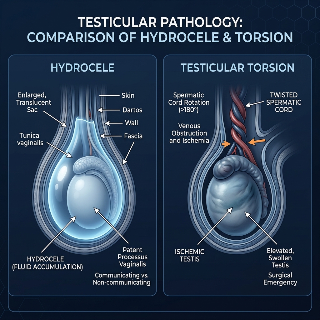 Problemas de testículos (Hidrocele, Torsión)